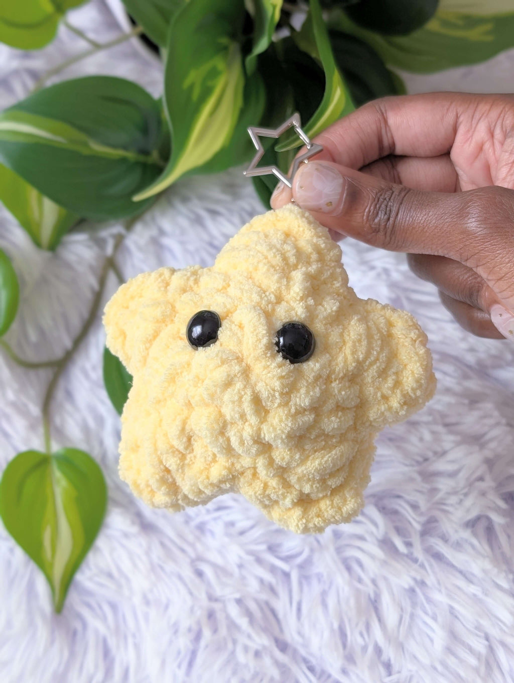 Star Crochet Keychain