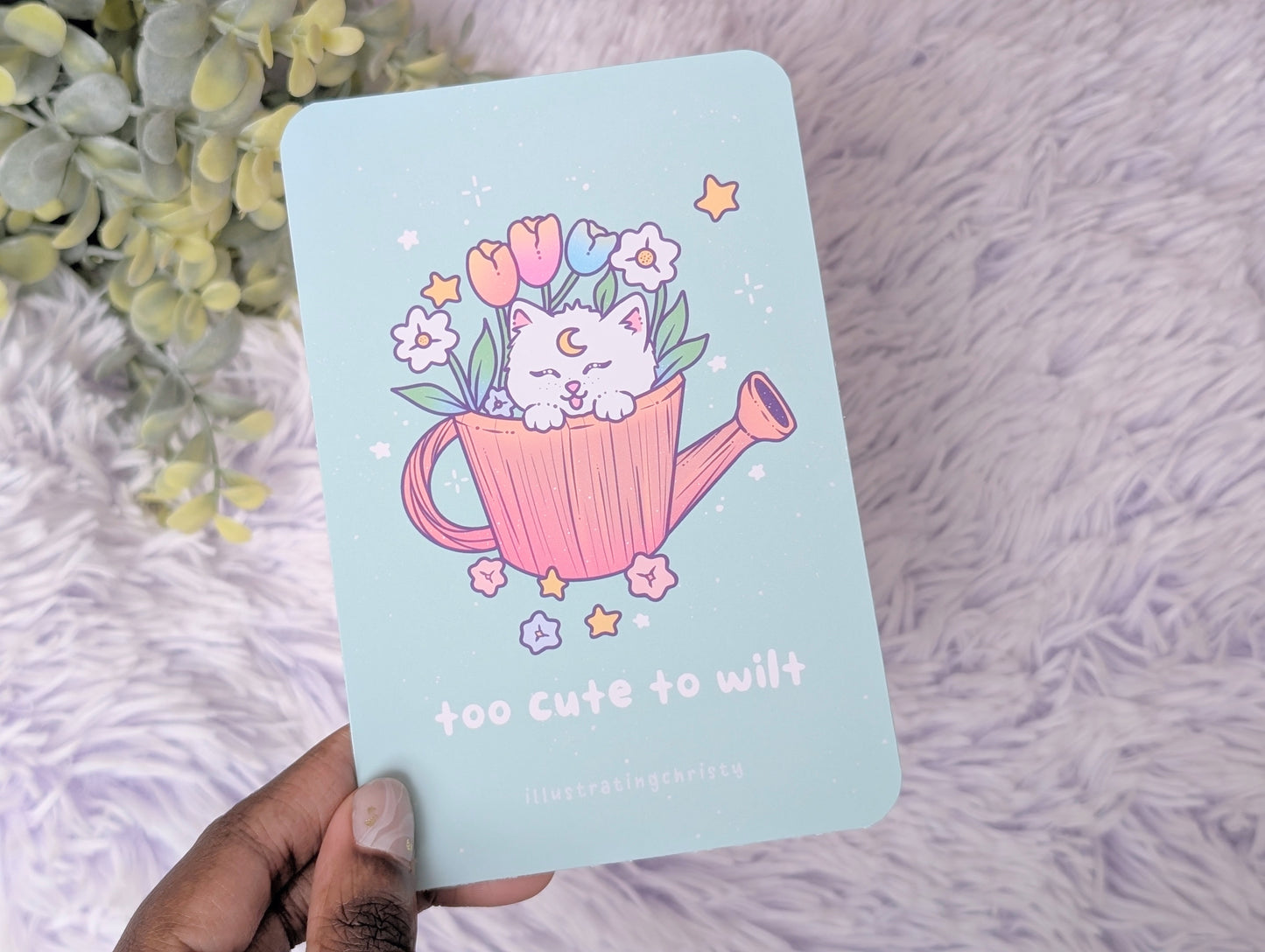 Too Cute To Wilt Art Print