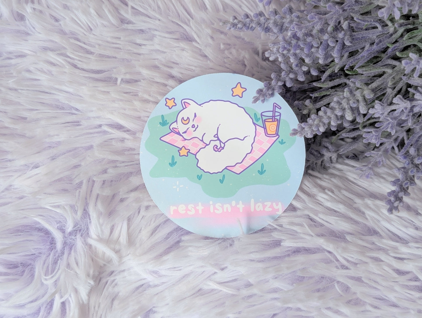 Rest Isn't Lazy Sticker