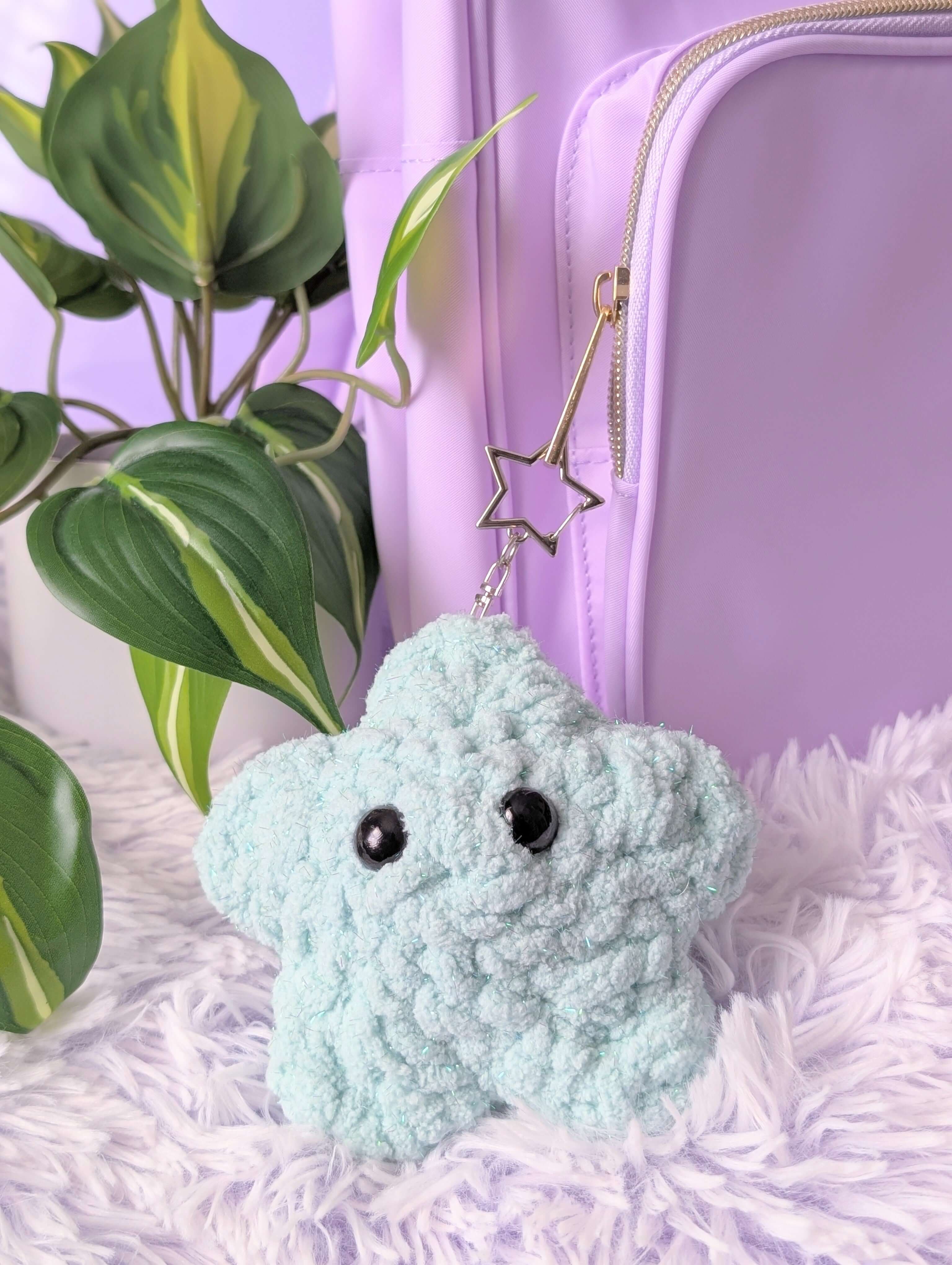 Star Crochet Keychain