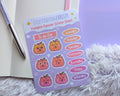 Pumpkin Mood Planner Sticker Sheet