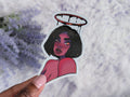 Halo Girl Sticker