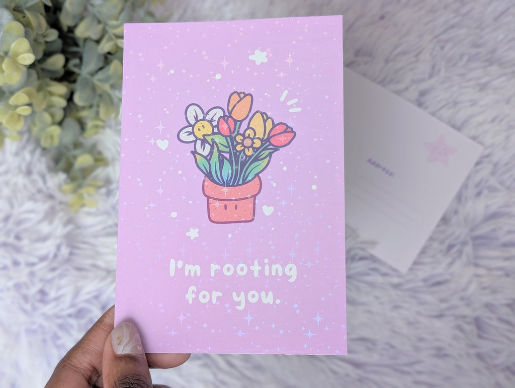 Rooting For You Postcard