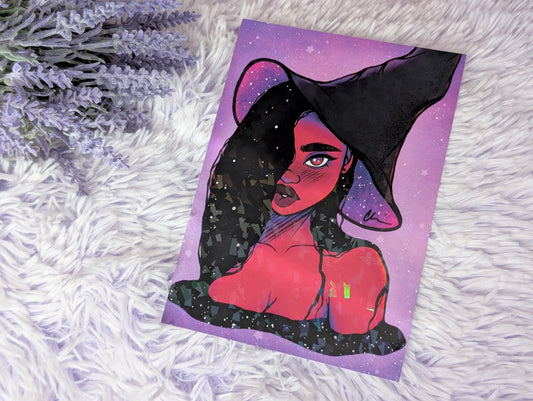 Witch Girl Art Print