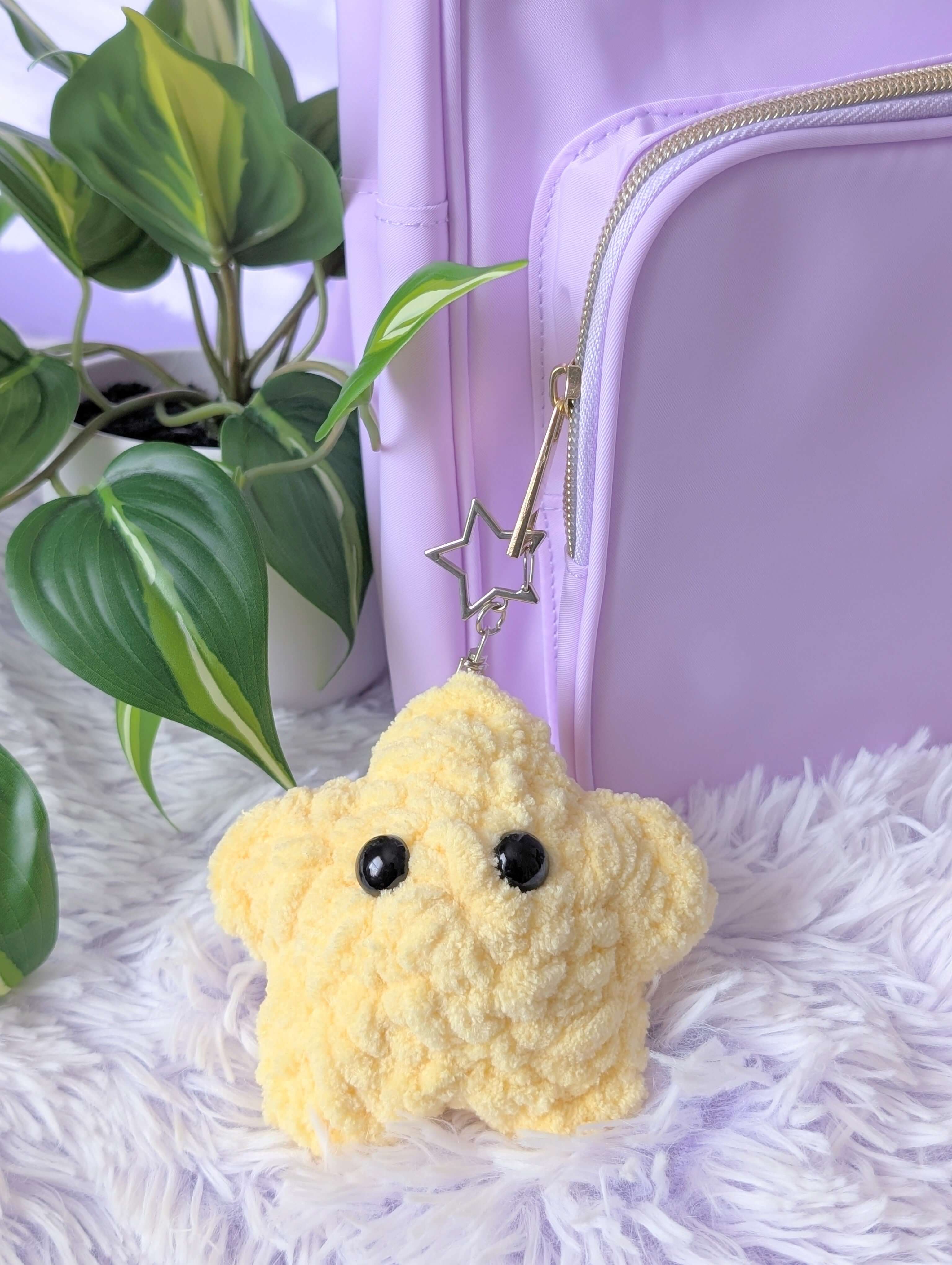 Star Crochet Keychain