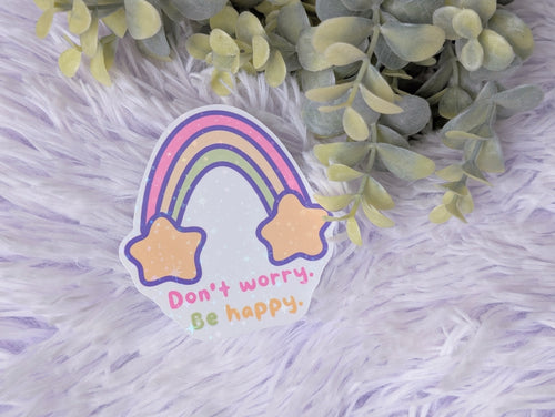 Be Happy Sticker